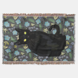 Schwarze Katze Decke