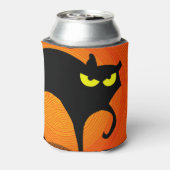 Schwarze Katze Dosenkühler (Kanne Rückseite)