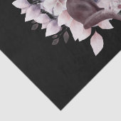 Schwarze Katze durch einen magischen Vollmond Seidenpapier (Ausschnitt)