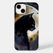 Schwarze Katze Eclipse Case-Mate iPhone Hülle (Rückseite)