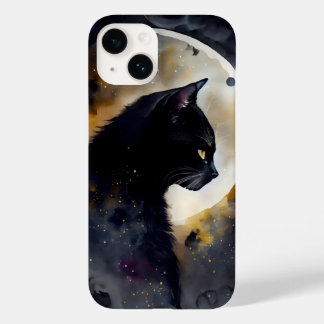 Schwarze Katze Eclipse Case-Mate iPhone 14 Hülle