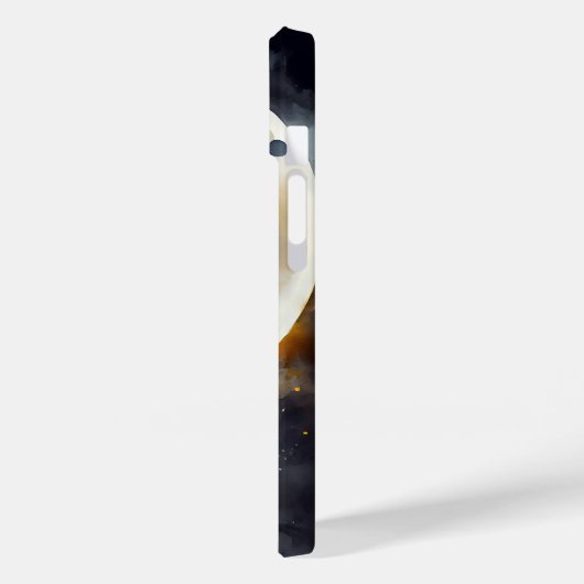 Schwarze Katze Eclipse Case-Mate iPhone Hülle (Rückseite / Links)