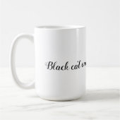 Schwarze Katze Energie Kaffeetasse (Links)