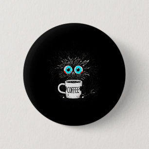 Schwarze Katze Es Ist In Ordnung Mir Geht Es Gut A Button