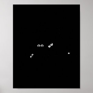 Schwarze Katze Ew Leute Meowy Lustiger Katzenliebh Poster