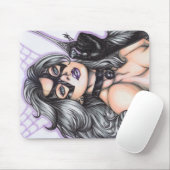 Schwarze Katze ~ Felicia Hardy Mousepad (Mit Mouse)