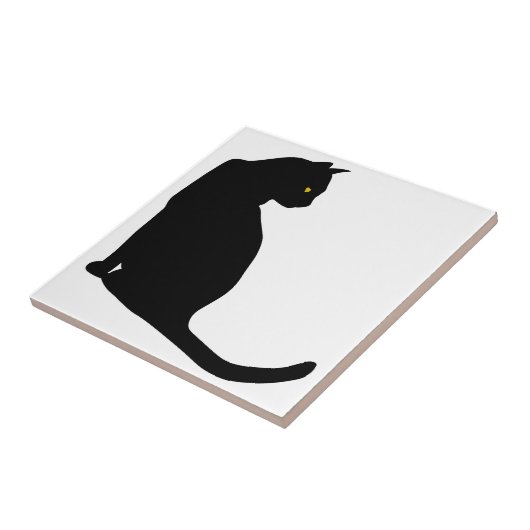 SCHWARZE KATZE FLIESE (Seite)