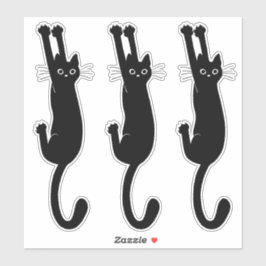 Schwarze Katze | Funny Kitty Vinyl Stickers Aufkleber