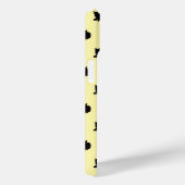 Schwarze Katze (Gelb) Case-Mate iPhone Hülle (Rückseite / Rechts)