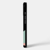 Schwarze Katze Geometrisch Case-Mate iPhone Hülle (Rückseite / Links)