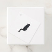 Schwarze Katze Geschenkanhänger (Beispiel)