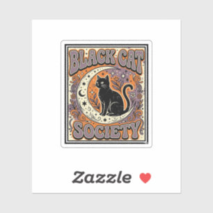 Schwarze Katze Gesellschaft Katze Schwarze Katze V Aufkleber