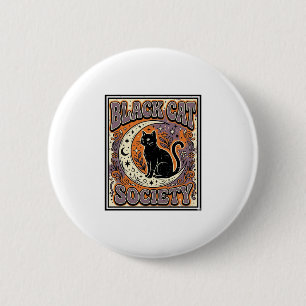Schwarze Katze Gesellschaft Katze Schwarze Katze V Button