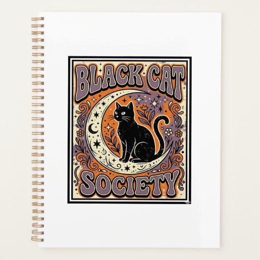 Schwarze Katze Gesellschaft Katze Schwarze Katze V Planer (Vorderseite)