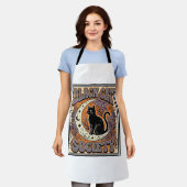 Schwarze Katze Gesellschaft Katze Schwarze Katze V Schürze (Getragen)