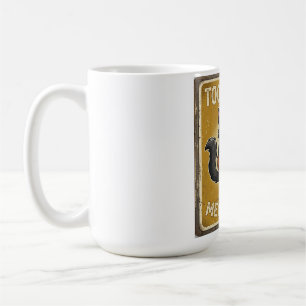 Schwarze Katze Gitarre Miauen Solo Kaffeetasse