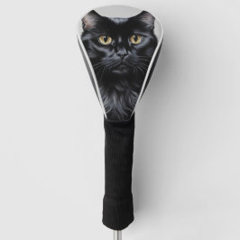 Schwarze Katze Golf Headcover