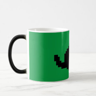 Schwarze Katze Grüne Tasse