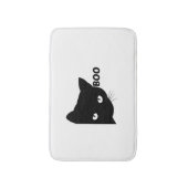 Schwarze Katze, Halloween-Geschenkkatzen Badematte (Vorderseite Vertikal)