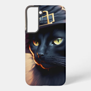 Schwarze Katze Halloween Samsung Galaxy Hülle