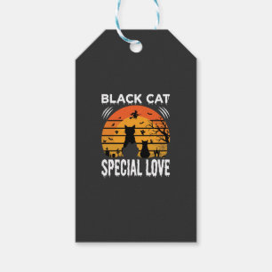 Schwarze Katze Halloween-Special-Liebe Gothic-Desi Geschenkanhänger