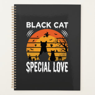 Schwarze Katze Halloween Spezielle Liebe Gothic De Planer