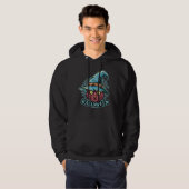 Schwarze Katze Hoodie (Vorne ganz)