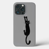 Schwarze Katze | Humore Kitty Cat Case-Mate iPhone Hülle (Rückseite)