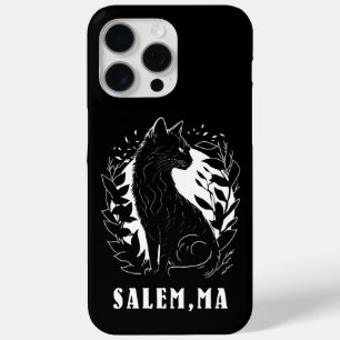 Schwarze Katze-Illustration   Salem Case-Mate iPhone Hülle