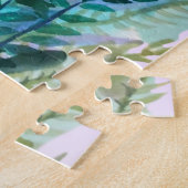 Schwarze Katze im Garten Puzzle (Seite)