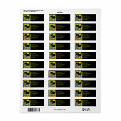 Schwarze Katze in Blume Pot (Vorne)