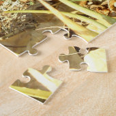 Schwarze Katze in Morgensun-Puzzlespiel Puzzle (Seite)