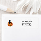 Schwarze Katze in Pumpkin (Insitu)