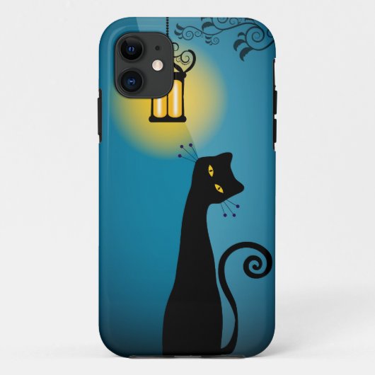 Schwarze Katze iPhone 5 Fall Case-Mate iPhone Hülle (Rückseite)