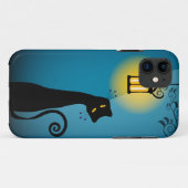 Schwarze Katze iPhone 5 Fall Case-Mate iPhone Hülle (Rückseite (Horizontal))