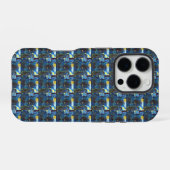 Schwarze Katze iPhone Hülle (Rückseite (Horizontal))
