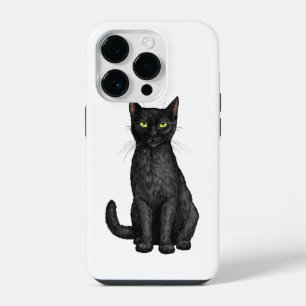 Schwarze Katze iPhone 14 Pro Hülle