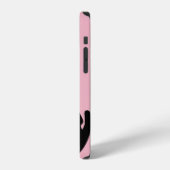 Schwarze Katze iPhone Hülle (Linke Seite)