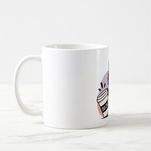 Schwarze Katze Kaffee (entkoffeiniert) Kaffeetasse (Links)