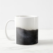 Schwarze Katze Kaffeetasse (Links)