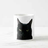 Schwarze Katze Kaffeetasse (Mittel)