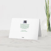 Schwarze Katze Karte (Rückseite)