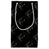 Schwarze Katze Kleine Geschenktüte (Vorderseite)