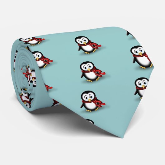 Schwarze Katze Krawatte (Gerollt)