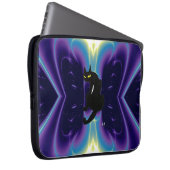 SCHWARZE KATZE LAPTOPSCHUTZHÜLLE (Vorne Rechts)