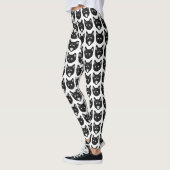 Schwarze Katze Leggings (Links)