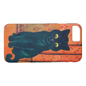 Schwarze Katze, Louis Wain Case-Mate iPhone Hülle (Rückseite (Horizontal))