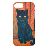 Schwarze Katze, Louis Wain Case-Mate iPhone Hülle (Rückseite)