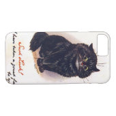 Schwarze Katze, Louis Wain Case-Mate iPhone Hülle (Rückseite (Horizontal))
