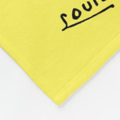 Schwarze Katze, Louis Wain Fleecedecke (Ecke)